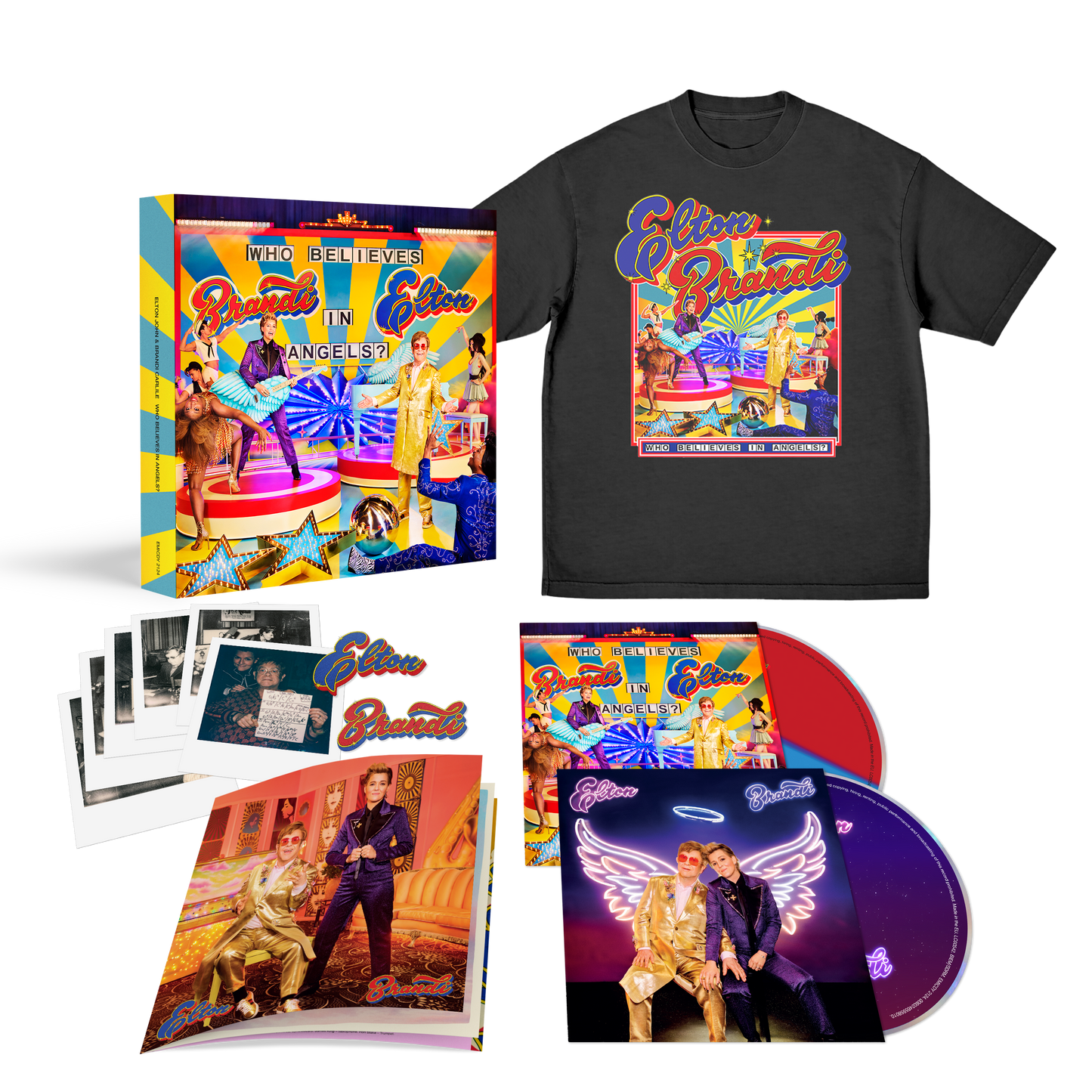 Limited Edition CD/DVD Clamshell Box + Album Cover Black T-shirt Bundle