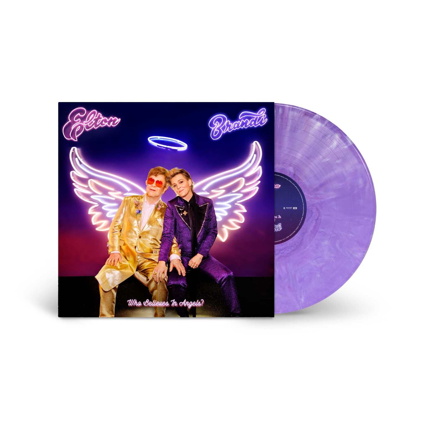 Store Exclusive Purple Marble Vinyl + Slipmat Bundle