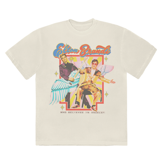 Who Believes In Angels? Album Cover Natural T-shirt