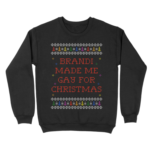 Gay For Christmas Crewneck Sweatshirt