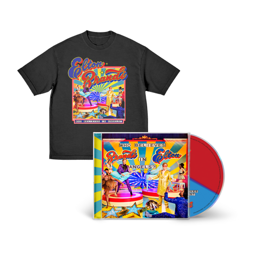 Album Cover Black T-shirt + Standard CD Bundle