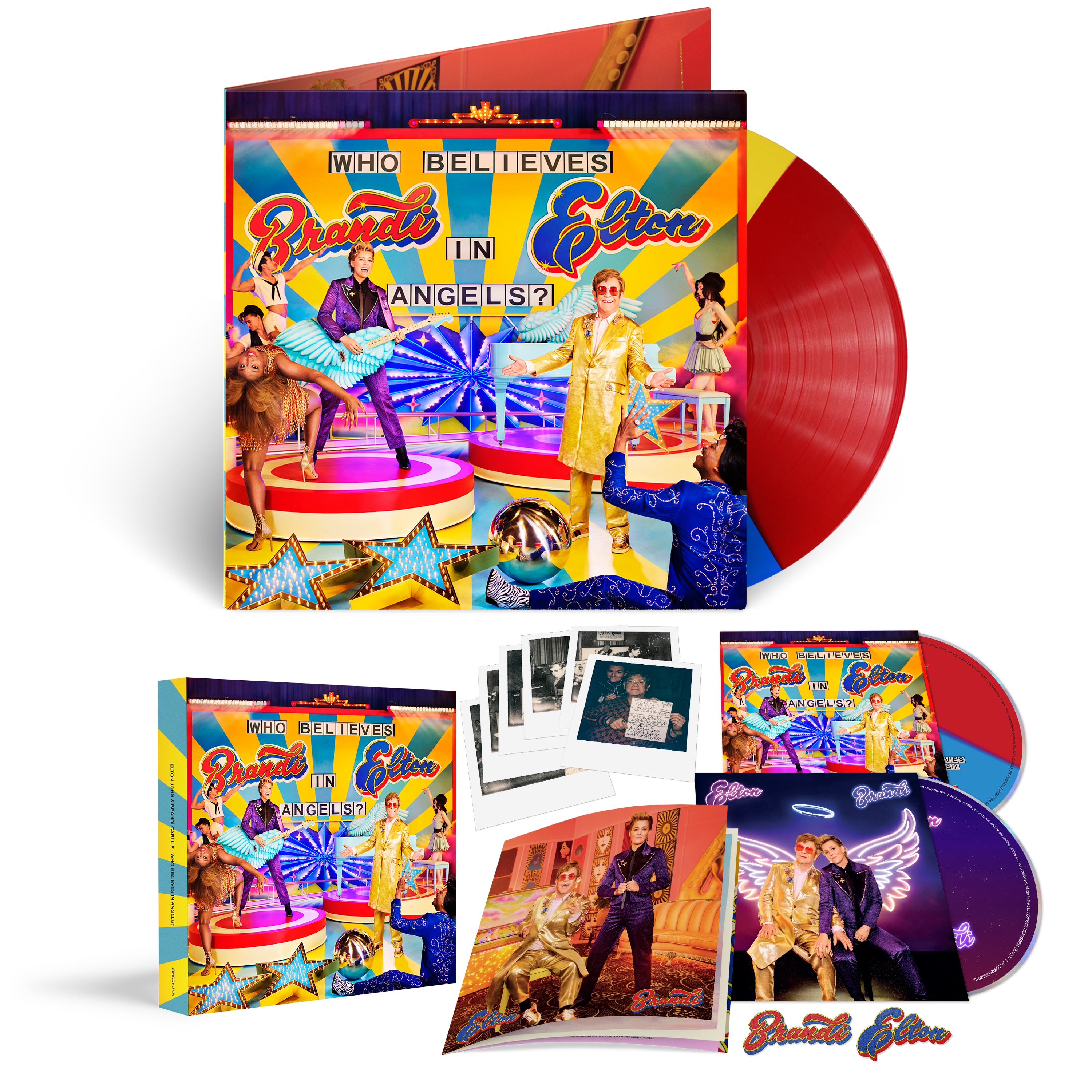 Limited Edition CD/DVD Clamshell Box + Tri-Colour Standard Vinyl Bundle