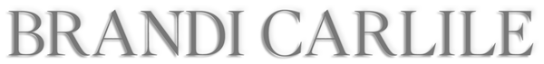 'BRANDI CARLILE' in a stylized font